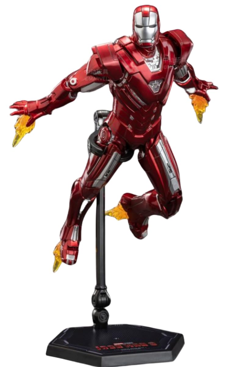 HiPlay ZD Collectible Figure Full Set: Iron Man 3 Mark 33, 1:10 Scale Miniature Action Figurine