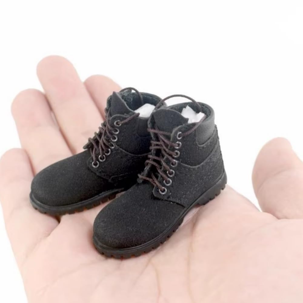 1/6 Scale Figure Accessory: Men's Hiking Boots Shoes Miniature Collectible