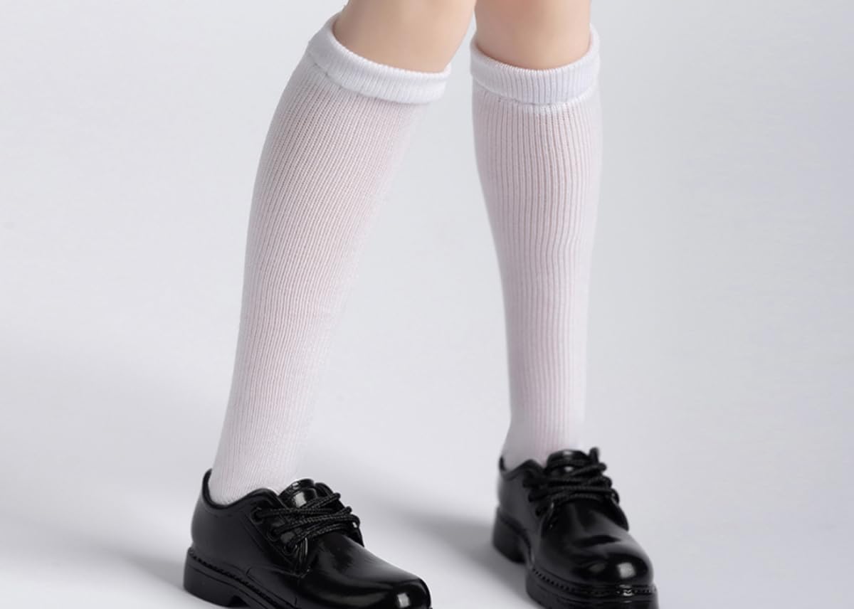 HiPlay 1/6 Scale Figure Doll Clothes: Student Socks for 12-inch Collectible Action Figure