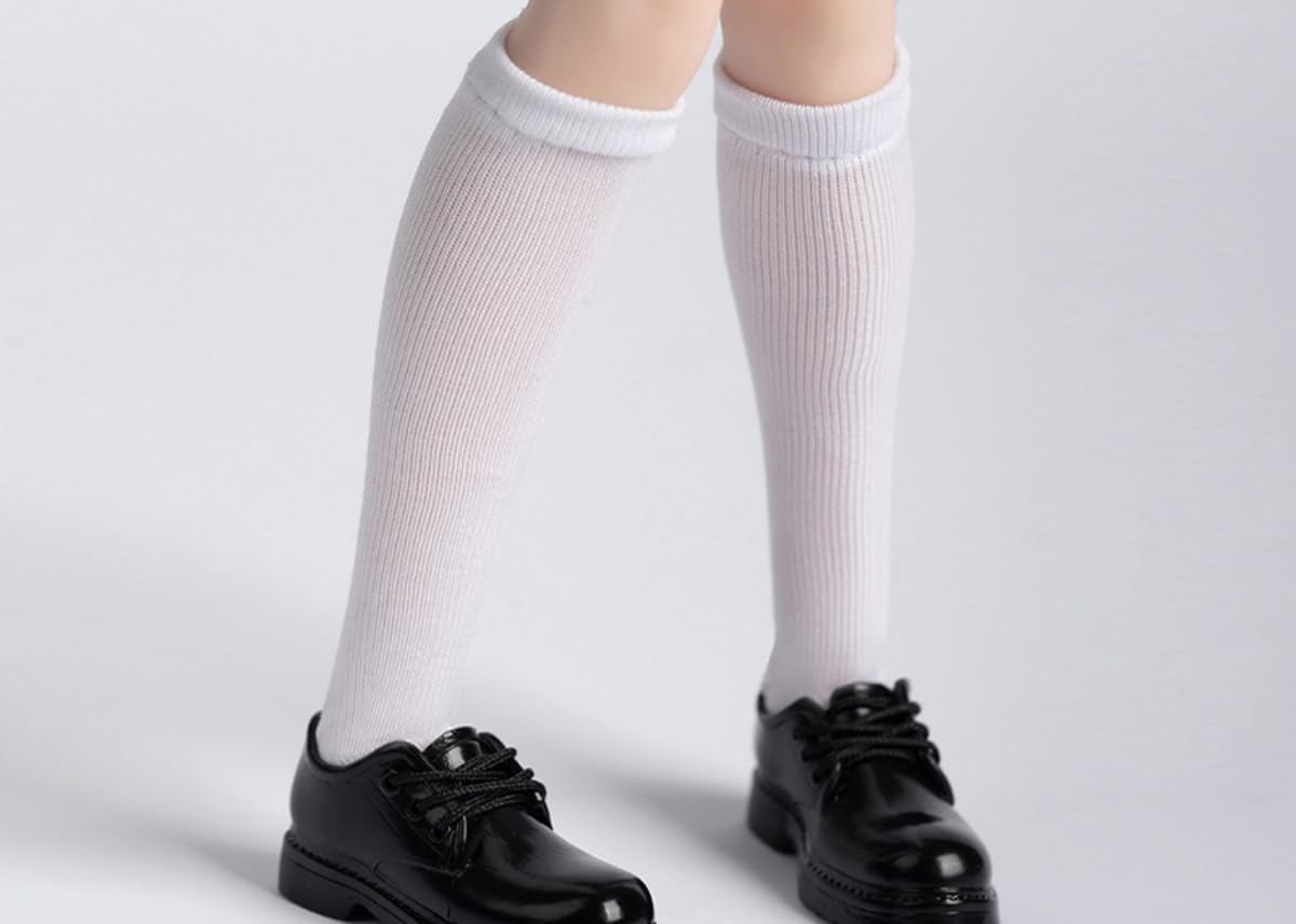 Vêtements de poupée à l'échelle 1/6 : chaussettes d'étudiant pour figurine de collection de 12 pouces