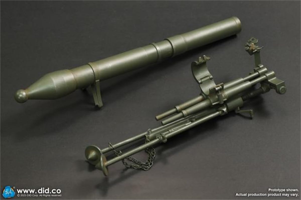 1/6 Scale Figure Accessory: Machine Heavy Mortars Model Miniature Collectible