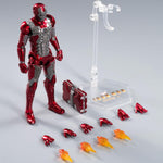 Conjunto completo de figuras coleccionables de ZD: Iron Man Mark, figura de acción en miniatura a escala 1:10