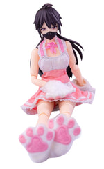 Tenue de femme de chambre noire pour figurine articulée Hasuki CS010A (échelle 1:12)