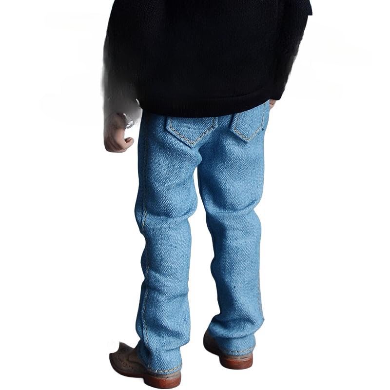 1/12 Scale Figure Doll Clothes: Straight Jeans Collectible Accessory