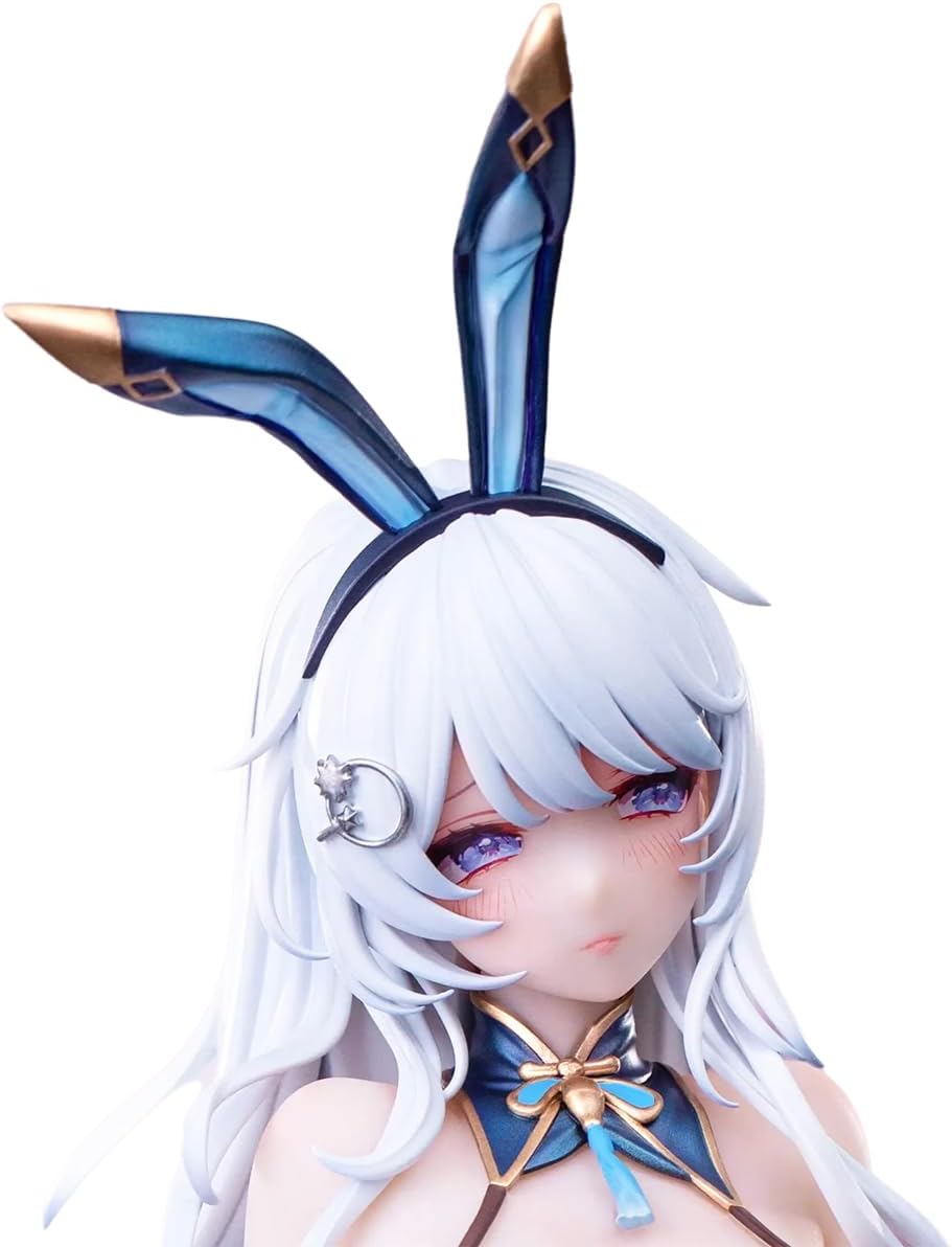 HiPlay Hapitopi Collectible Figure: Thermochromic Paint Victorious Bunny Girl, Following Eyes, 1:6 Scale Miniature Figurine TNL