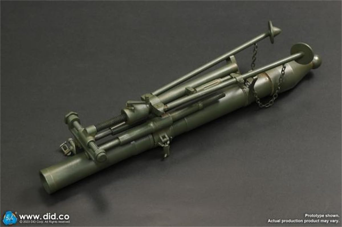 1/6 Scale Figure Accessory: Machine Heavy Mortars Model Miniature Collectible