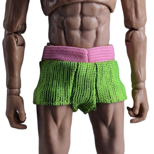 Vêtements de poupée à l'échelle 1/12 : sous-vêtements masculins, accessoire de collection