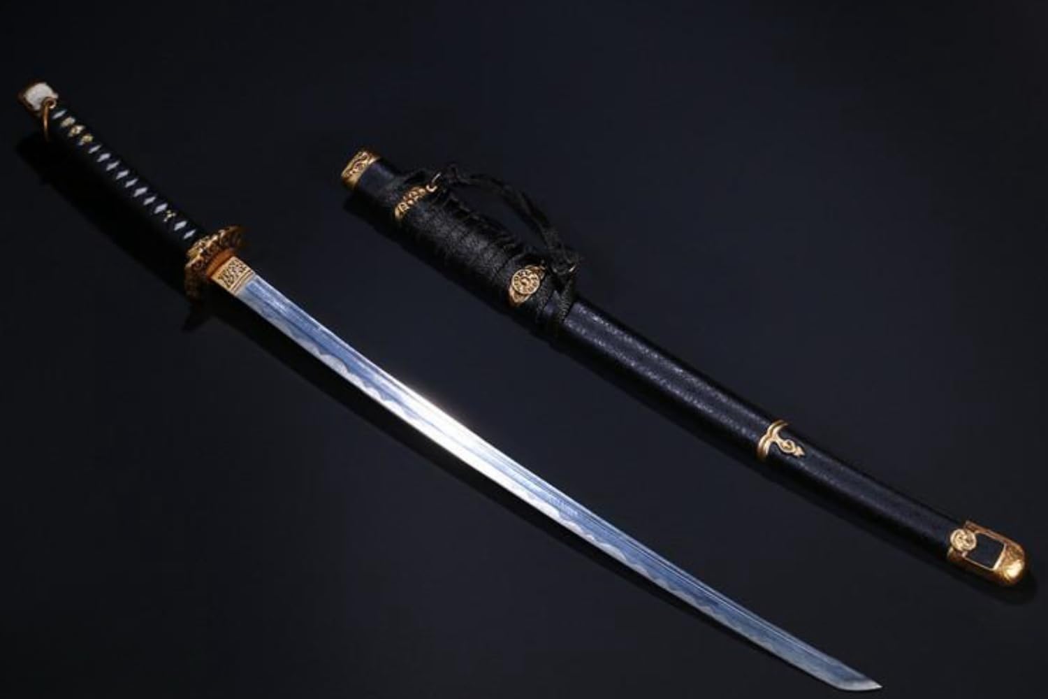 1/6 Scale Action Figure Accessory: Die-Cast Alloy Samurai Sword Model