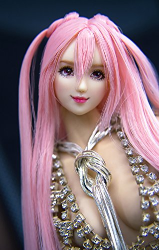 Tête sculptée de femme pour figurine articulée 12" CDH18