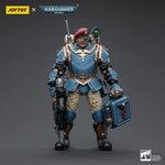 JoyToy ¡Á Warhammer 40K Figuras de acción de ciencia ficción a escala 1/18 con licencia oficial Serie completa Astra Militarum Tempestus Scions Command Squad 55th Kappic Eagles Medic