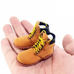Accesorio para figura a escala 1/6: Botas de senderismo para hombre, zapatos, miniatura coleccionable