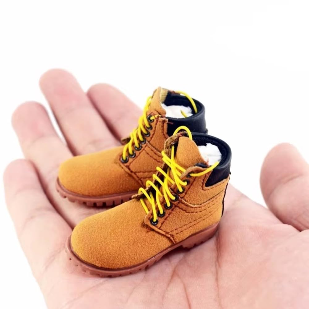 Accesorio para figura a escala 1/6: Botas de senderismo para hombre, zapatos, miniatura coleccionable