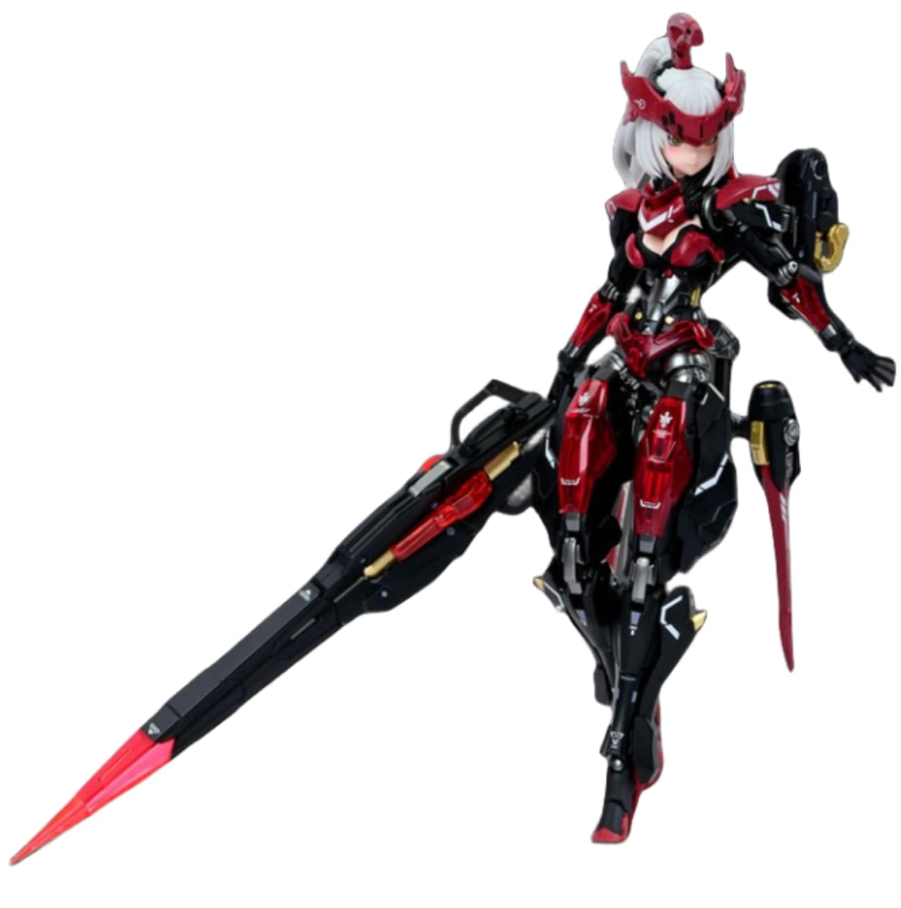 HiPlay Nuke Matrix Plastic Model Kits: Assault Angels: Chu Feng BEE, Liu Li, Mecha Musume, Anime Style 1:12 Scale Collectible Female Action Figures