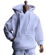 Vêtements de poupée à l'échelle 1/12 : ensemble de sport, sweat à capuche et pantalon, accessoire de collection
