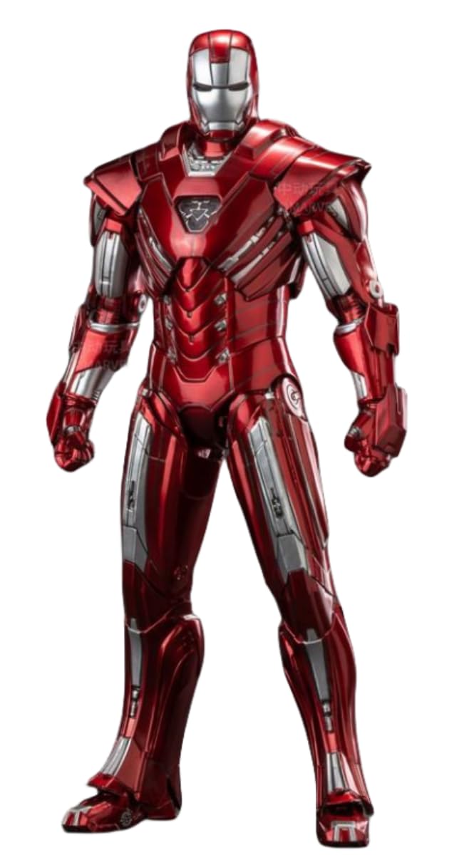 HiPlay ZD Collectible Figure Full Set: Iron Man 3 Mark 33, 1:10 Scale Miniature Action Figurine