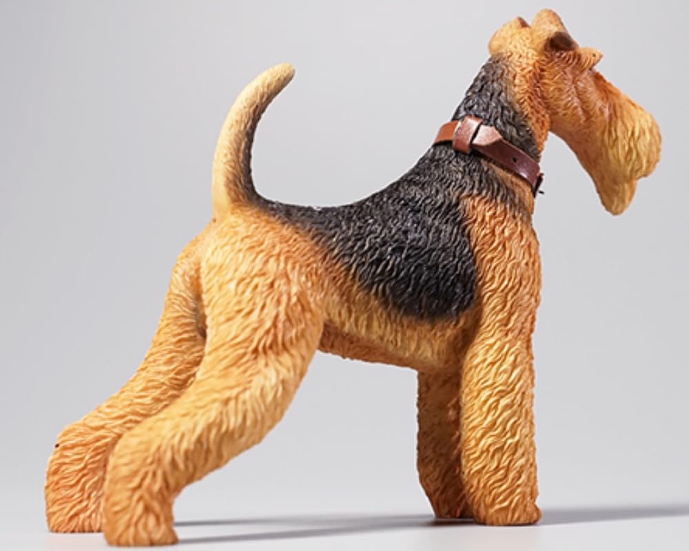 HiPlay JXK Collectible Fox Figure: Foxterriers, Expertly Hand-Painted, Lifelike, Safe Resin, 1:6 Scale Miniature Animal Figurine