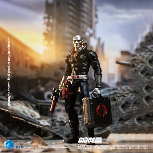 HiPlay HIYA Full Set: Special Forces, G.I.Joe Destro, 1:18 Scale Miniature Action Figurine