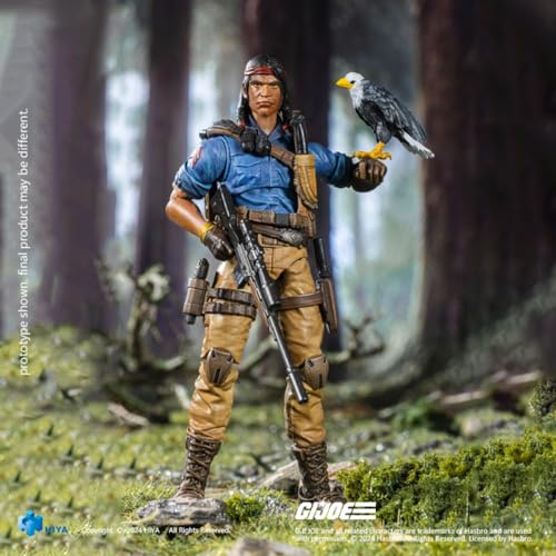 HiPlay HIYA Full Set: G.I.Joe Exquisite Mini Series Spirit Iron-Knife, 1:18 Scale Miniature Action Figurine