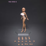 (Only Shipped to the DE) 86TOYS 1/12 Half-Seamless Female Standard Body T86-ST06-B Suntan Skin Large Bust