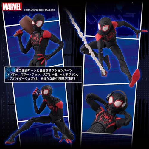 HiPlay Sentinel Collectible Figure Full Set: Spider Man, Miles Miniature Action Figurine