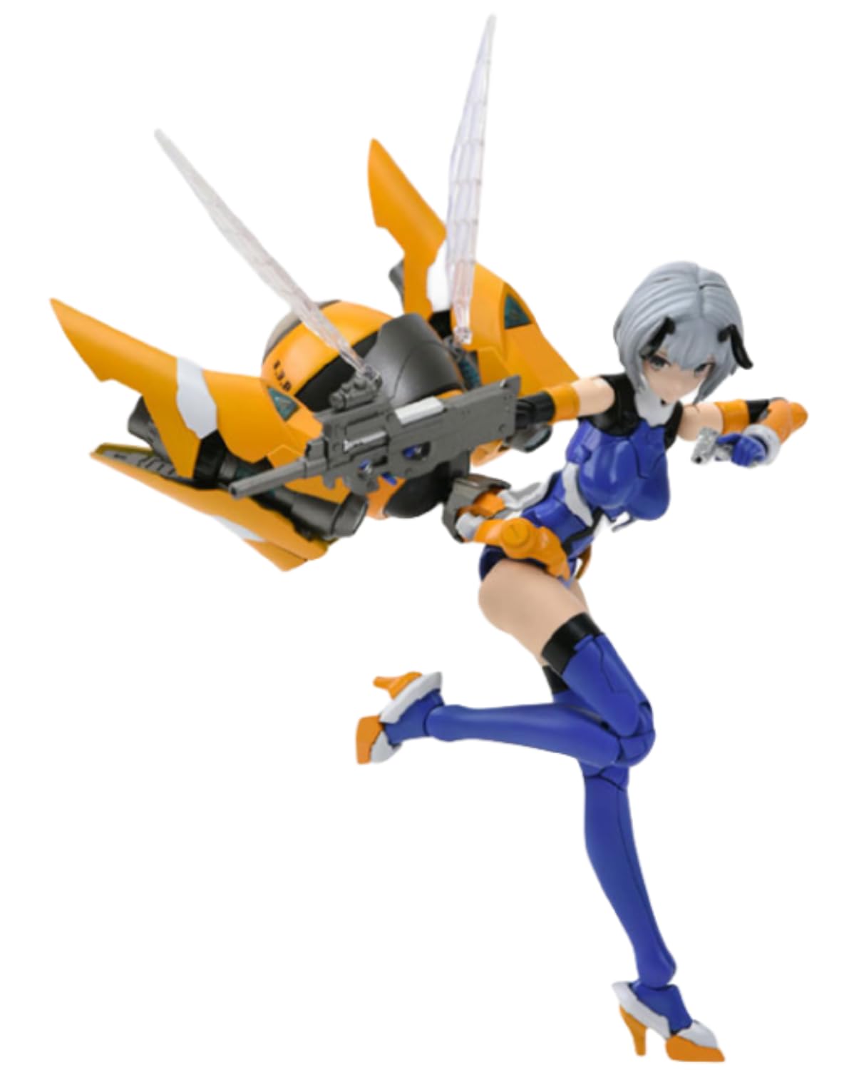 HiPlay Nuke Matrix Plastic Model Kits: Assault Angels: Chu Feng BEE, Liu Li, Mecha Musume, Anime Style 1:12 Scale Collectible Female Action Figures