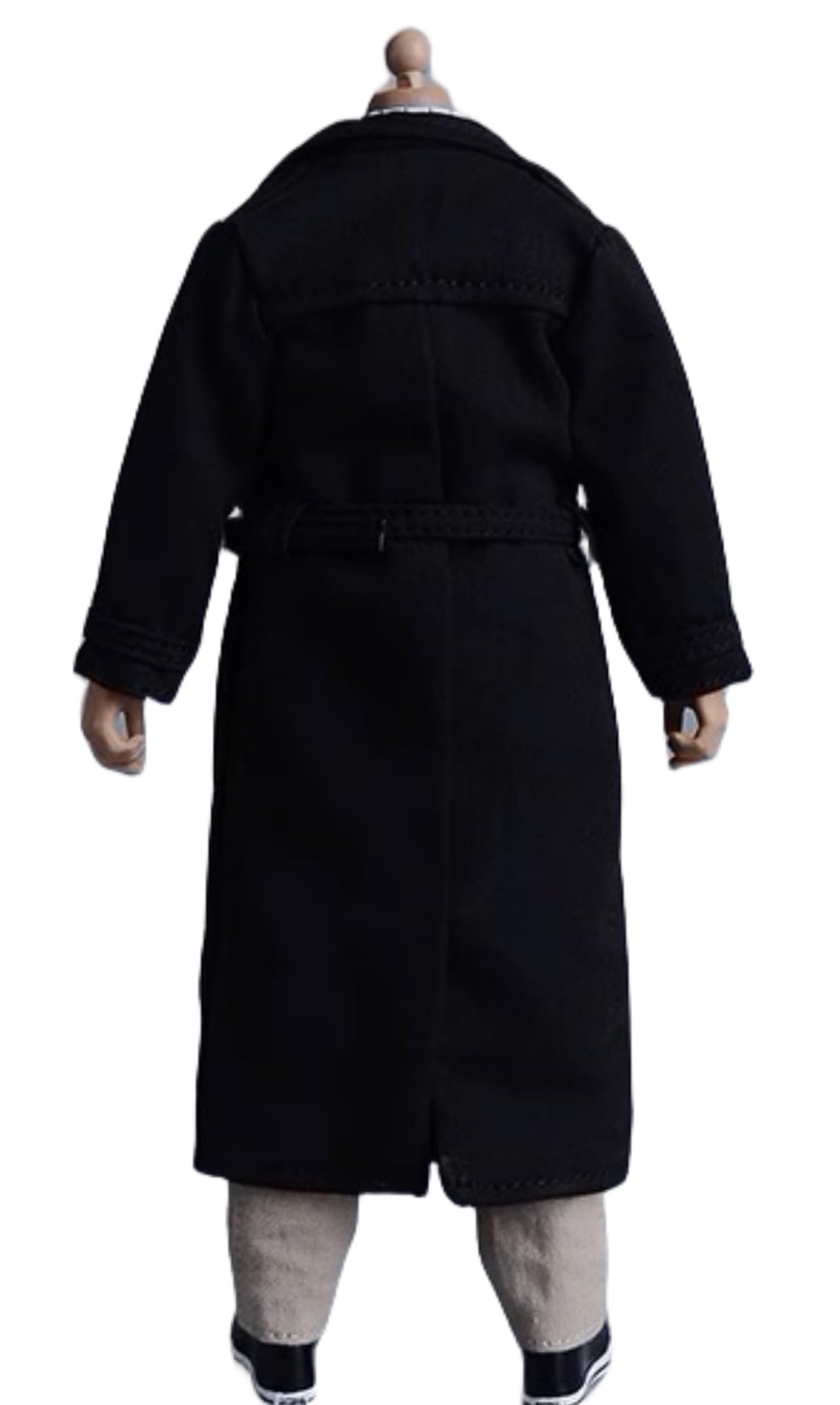 1/12 Scale Figure Doll Clothes: Long Trench Coat Collectible