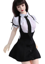 Ropa para muñeca a escala 1/6: Conjunto de falda y camisa JK para figura de acción coleccionable de 12 pulgadas TCT-034A