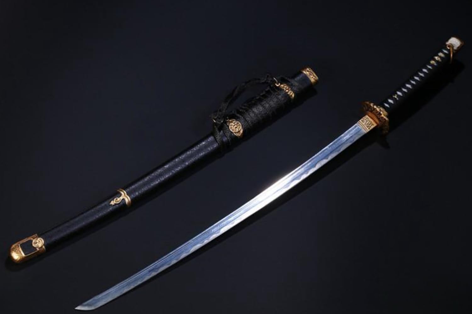 1/6 Scale Action Figure Accessory: Die-Cast Alloy Samurai Sword Model