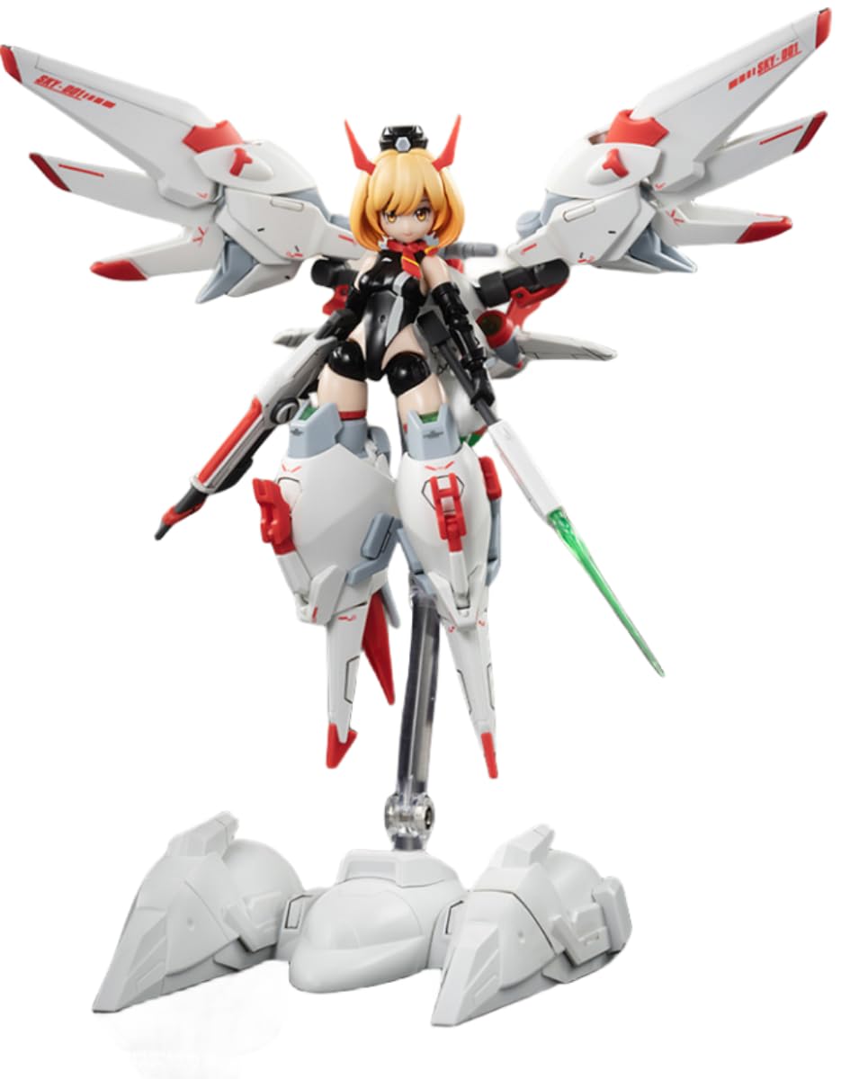 HiPlay BigFirebird x Hemoxian Plastic Model Kits: Full-Time Jijia, Kelly Janet, Mecha Musume, Anime Style Collectible Action Figures KL