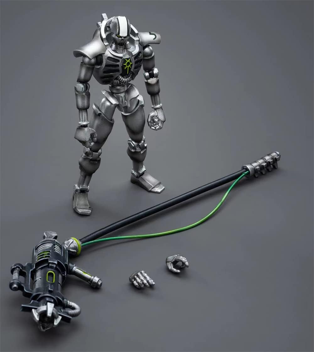 HiPlay JoyToy Warhammer 40K Necrons Sautekh Dynasty Immortal with Tesla Carbine 1:18 Scale Collectible Action Figure