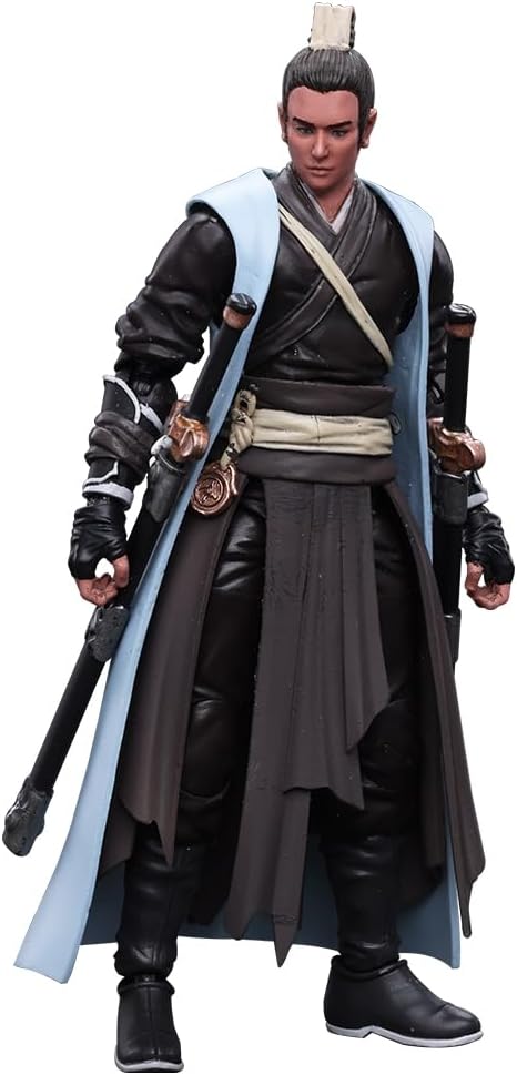 HiPlay JoyToy 1/18 Scale Science Fiction Action Figures Full Set Dark Source Battle for The Stars Series Chinese Ancient Warriors Jianghu Taichang Sect Qing Ding