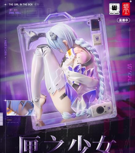 HiPlay Snail Shell Collectible Figure: The Girl in The Box, Anime Style, 1:7 Scale Female Miniature Figurine XZSN