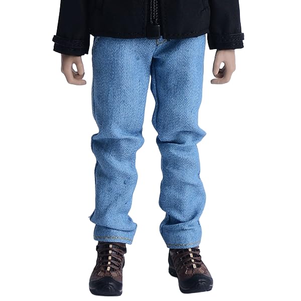 1/12 Scale Figure Doll Clothes: Straight Jeans Collectible Accessory