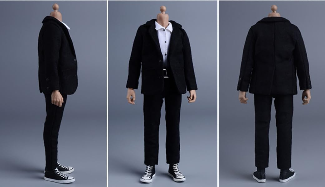 1/12 Scale Figure Doll Clothes: Casual Suit Male Collectible Accessory