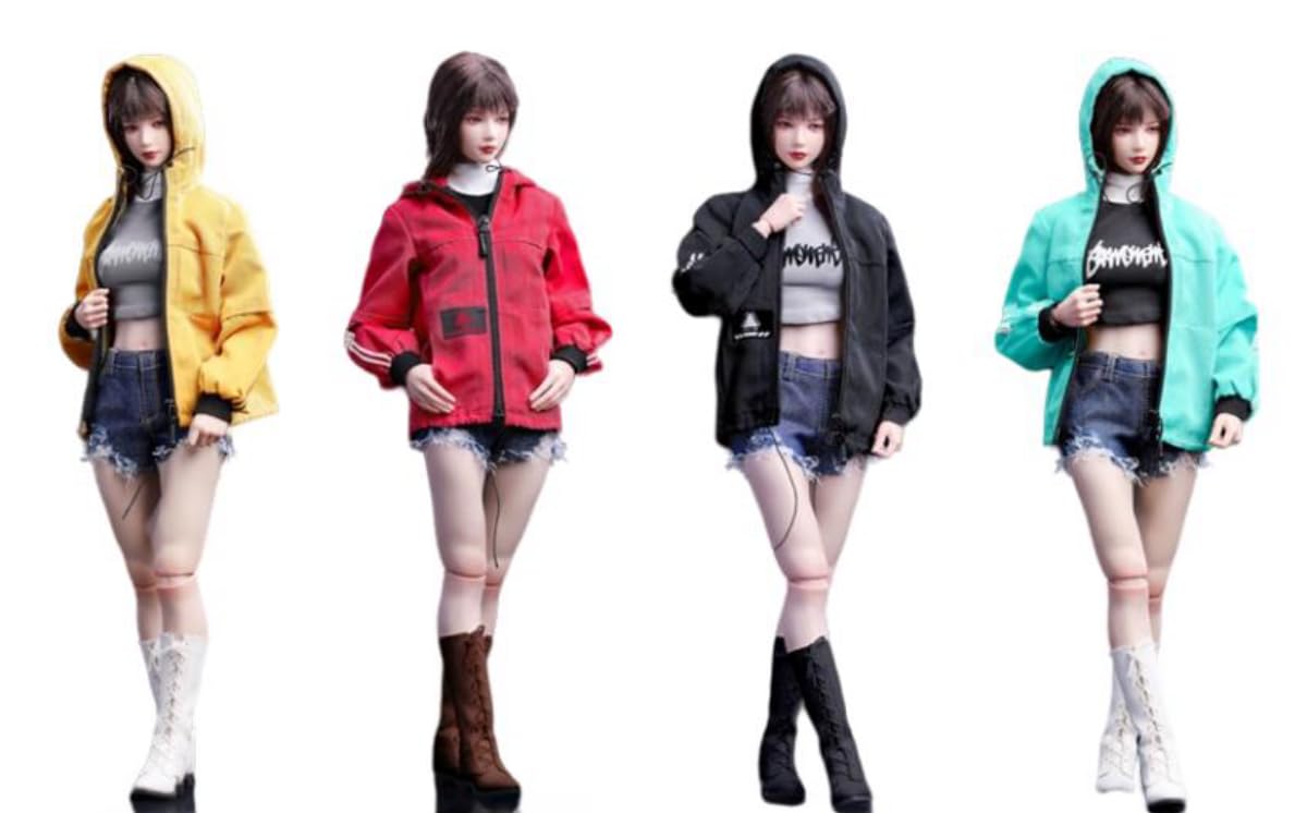 HiPlay 1/6 Scale Figure Doll Clothes: Sport Denim Suit for 12-inch Collectible Action Figure ATX-060A