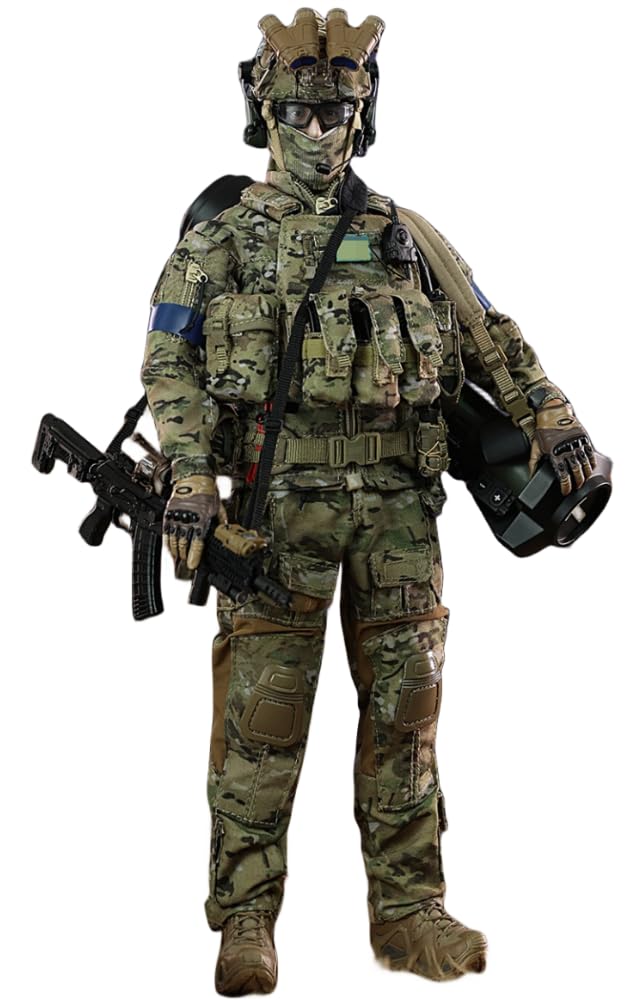 HiPlay Mini Times Toys Collectible Figure Full Set: Navy Seal Halo UDT Jumper M004, Military Style 1:6 Scale Miniature Male Action Figurine