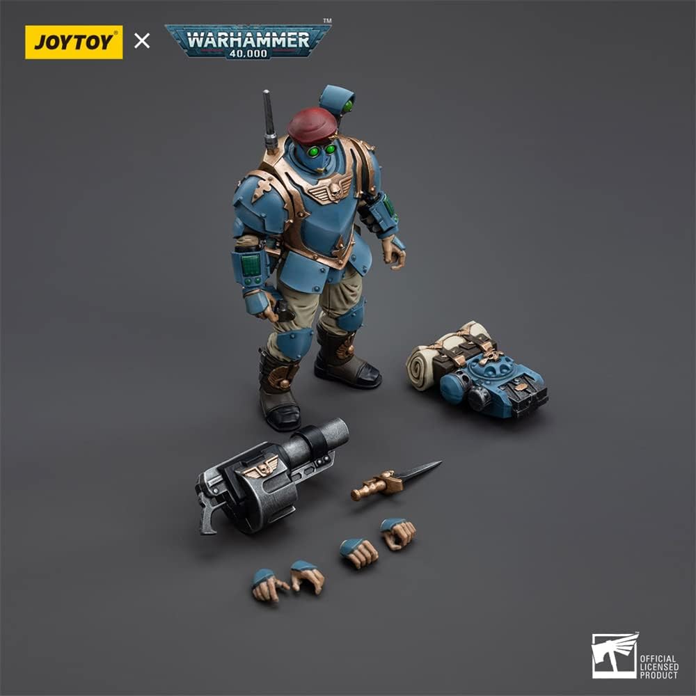 JOYTOY Astra Militarum Tempestus Scions Command Squad 55th Kappic Eagles Grenadier 1/18 Scale Action Figure