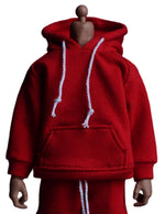 Vêtements de poupée à l'échelle 1/12 : ensemble de sport, sweat à capuche et pantalon, accessoire de collection