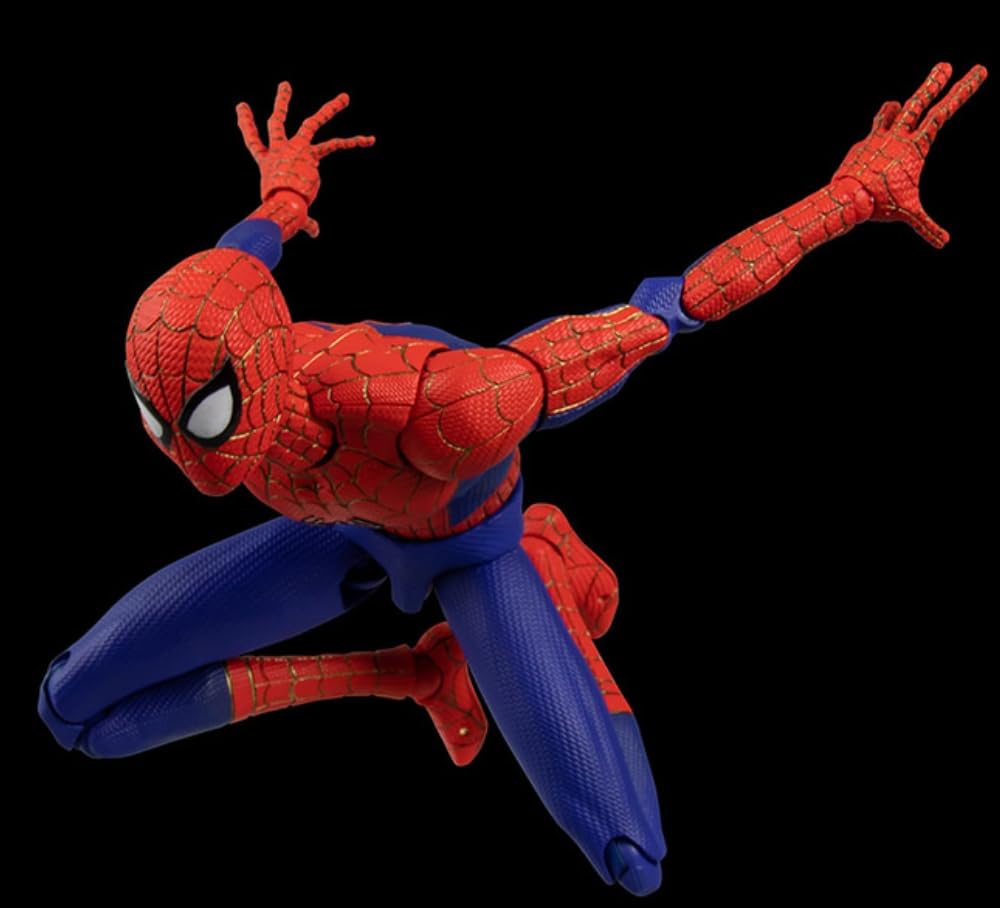 HiPlay Sentinel Collectible Figure Full Set: Spider Man, Miles Miniature Action Figurine