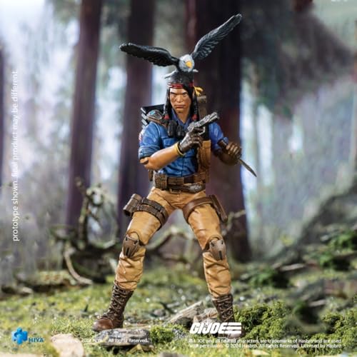 HiPlay HIYA Full Set: G.I.Joe Exquisite Mini Series Spirit Iron-Knife, 1:18 Scale Miniature Action Figurine