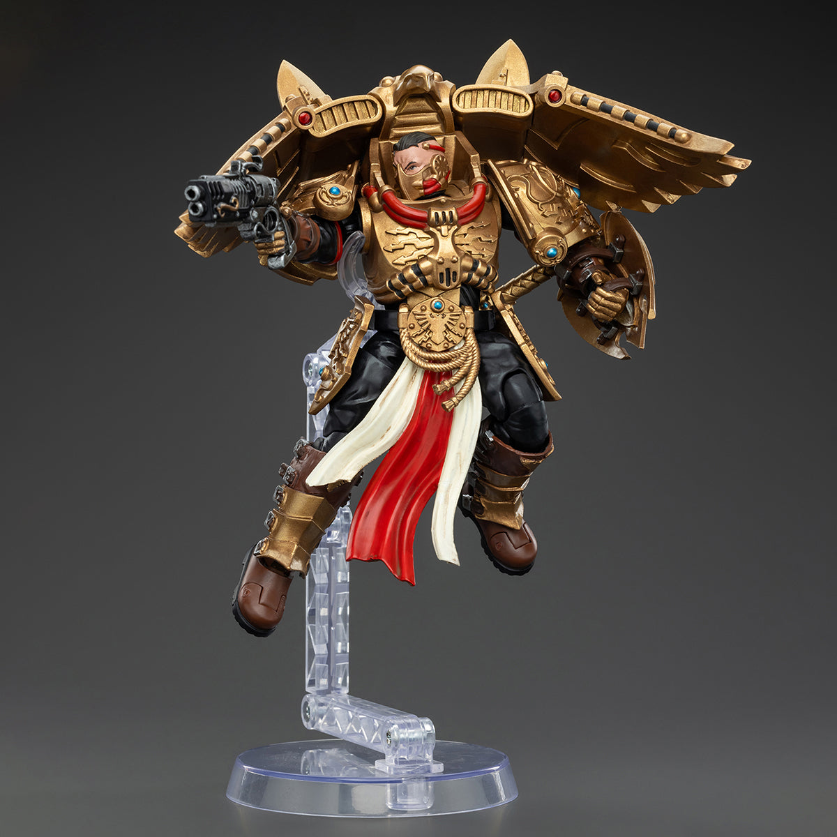 JOYTOY 1/18 Legio Custodes JT00775 Custodian Venatari Squad Venatari with Kenetic Destroyer 1 Action Figures