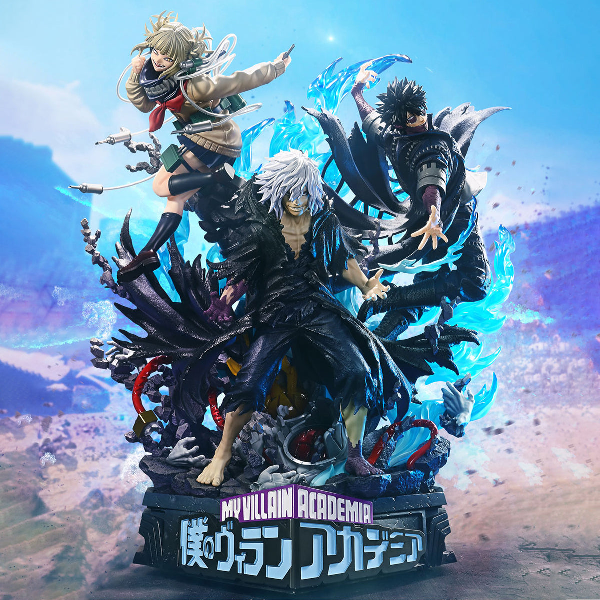 Prime 1 Studio Tomura Shigaraki, Dabi, and Himiko Toga Statue Regular Version Art Statue