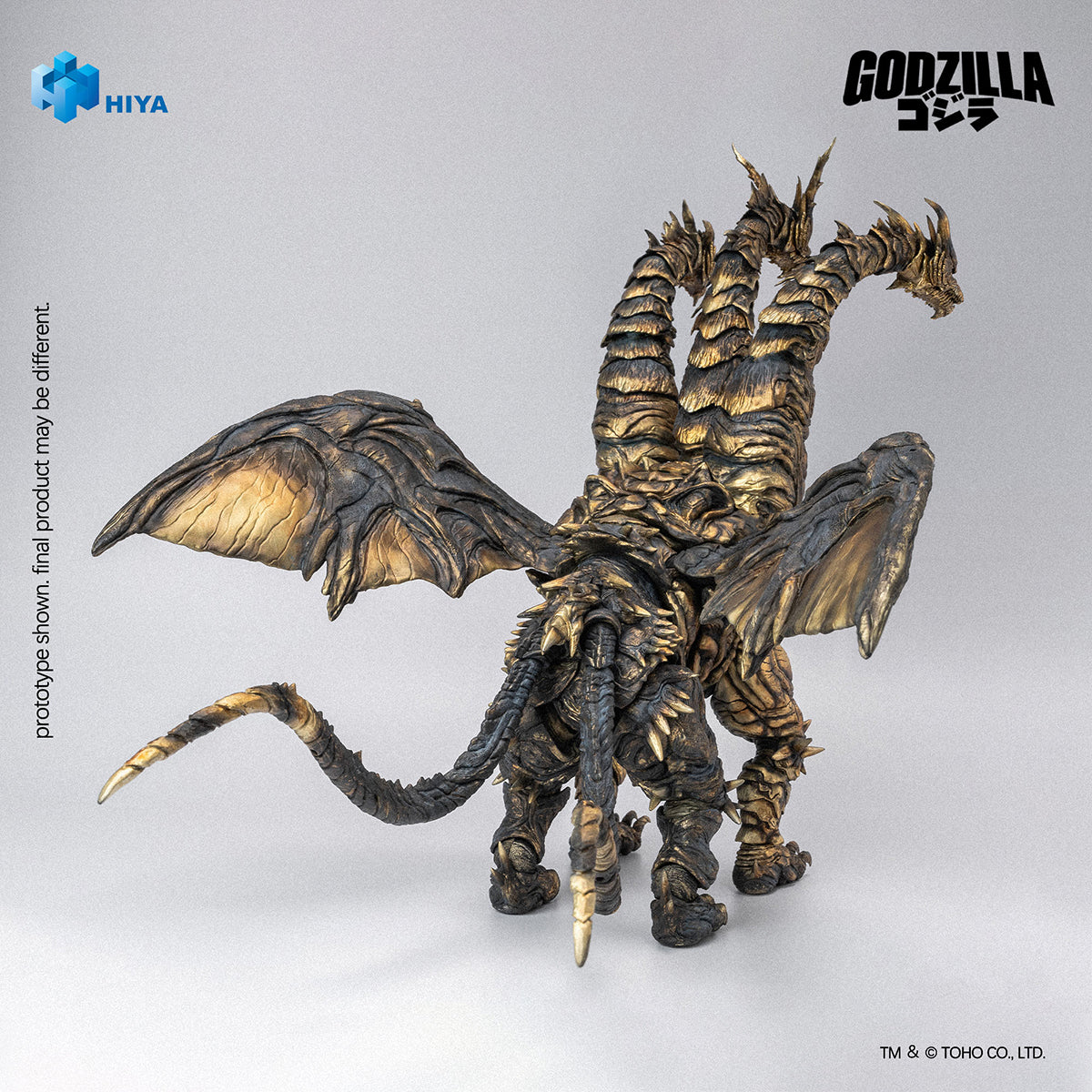 HIYA Exquisite Basic Series Keizer Ghidorah from Godzilla: Final Wars (2004) EBG0290 Action Figure