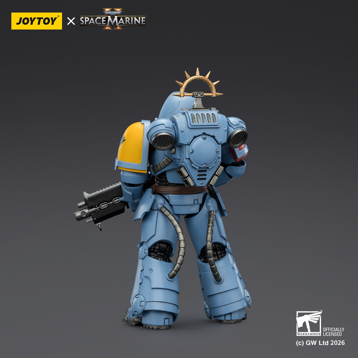 JOYTOY Warhammer 40,000: Space Marine 2 Heavy Intercessor with Heavy Bolt Rifle and Bolt Pistol (Game Edition) 1/18 Scale Action Figure