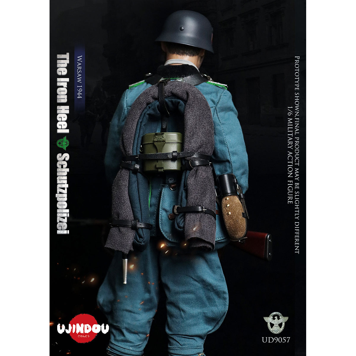 UJINDOU UD9057 The Iron Heel-WWII German Schutzpolizei Warsaw 1944 1/6 Scale Action Figure