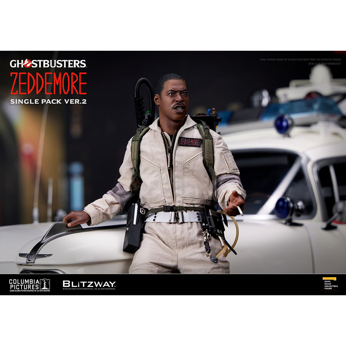 Blitzway, Ghostbusters 1984, Winston Zeddemore/Dr. Egon Spengler/Dr. Raymond Stantz/Dr. Peter Venkman, Single Pack ver.2, 1/6 Scale Action Figure