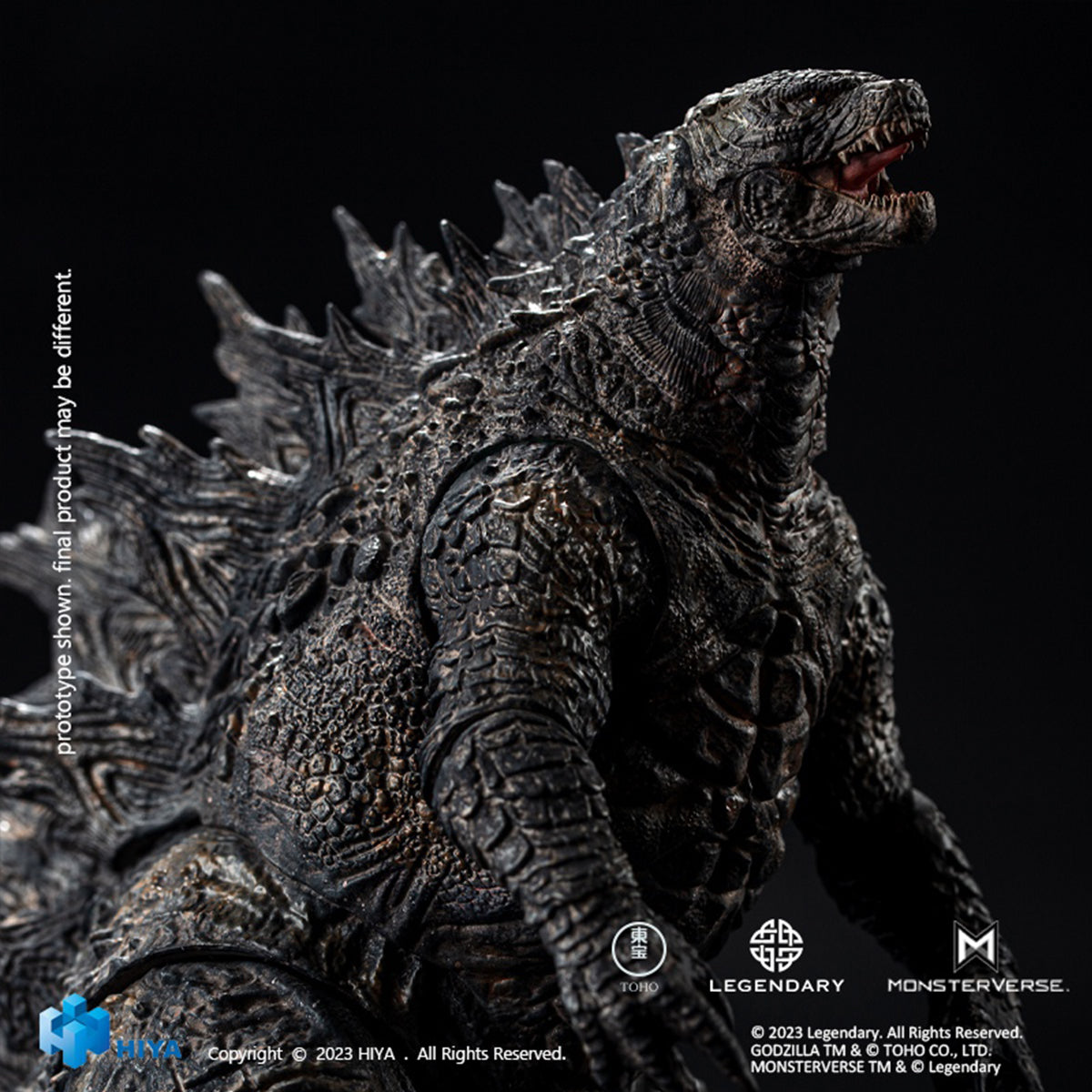 HIYA Godzilla: Rey de los Monstruos - Figura de acción de monstruo Godzilla Exquisite Basic Series