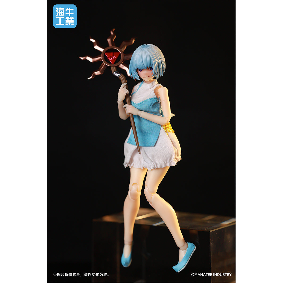 MANATEE INDUSTRY, Desktop Wars Inanna Blue Hair MI-01/Commemorative Li