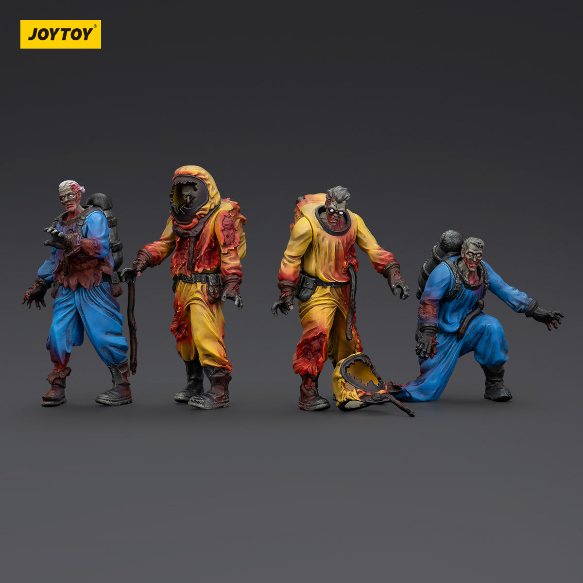 (Only Shipped to the US) JOYTOY 1/25 Dark Source Zombie Figure Biochemical Lab Team JT01550 Action Figures