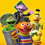 BLOKEES, Series 2 Sesame Street Partners Magical Edition Oscar/Ernie/Bert Action Figure